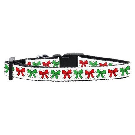 UNCONDITIONAL LOVE Christmas Bows Nylon Ribbon Collar Cat Safety UN751526